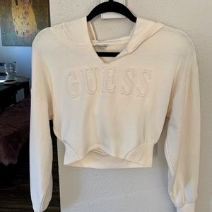 Guess cropped hoodie